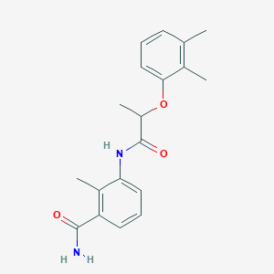 3-{[2-(2,3-dimethylphenoxy)propanoyl]amino}-2-methylbenzamide
