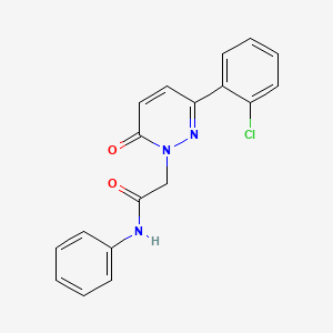 2-[3-(2-chlorophenyl)-6-oxo-1(6H)-pyridazinyl]-N-phenylacetamide