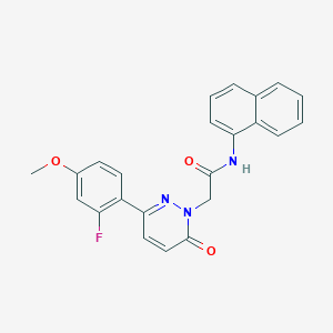 2-[3-(2-fluoro-4-methoxyphenyl)-6-oxo-1(6H)-pyridazinyl]-N-1-naphthylacetamide