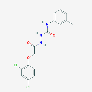 2-[(2,4-dichlorophenoxy)acetyl]-N-(3-methylphenyl)hydrazinecarboxamide