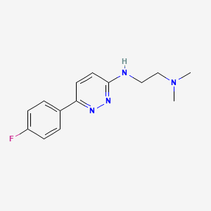 N'-[6-(4-fluorophenyl)-3-pyridazinyl]-N,N-dimethyl-1,2-ethanediamine