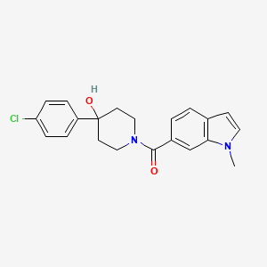 4-(4-chlorophenyl)-1-[(1-methyl-1H-indol-6-yl)carbonyl]-4-piperidinol