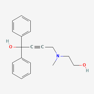 4-[(2-hydroxyethyl)(methyl)amino]-1,1-diphenyl-2-butyn-1-ol