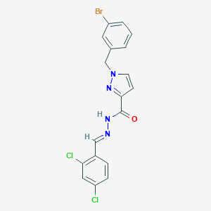 1-(3-bromobenzyl)-N'-(2,4-dichlorobenzylidene)-1H-pyrazole-3-carbohydrazide