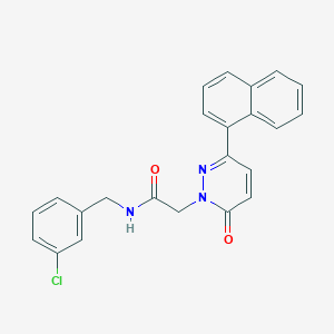 N-(3-chlorobenzyl)-2-[3-(1-naphthyl)-6-oxo-1(6H)-pyridazinyl]acetamide