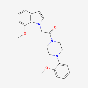 7-methoxy-1-{2-[4-(2-methoxyphenyl)-1-piperazinyl]-2-oxoethyl}-1H-indole