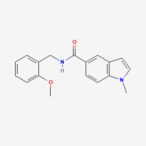 N-(2-methoxybenzyl)-1-methyl-1H-indole-5-carboxamide