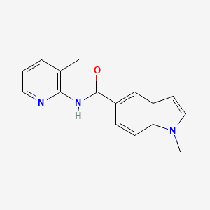 molecular formula C16H15N3O B4510664 1-methyl-N-(3-methyl-2-pyridinyl)-1H-indole-5-carboxamide 