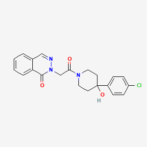 2-{2-[4-(4-chlorophenyl)-4-hydroxy-1-piperidinyl]-2-oxoethyl}-1(2H)-phthalazinone