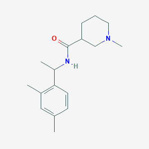 N-[1-(2,4-dimethylphenyl)ethyl]-1-methyl-3-piperidinecarboxamide