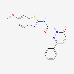 N-(6-methoxy-1,3-benzothiazol-2-yl)-2-(6-oxo-3-phenyl-1(6H)-pyridazinyl)acetamide