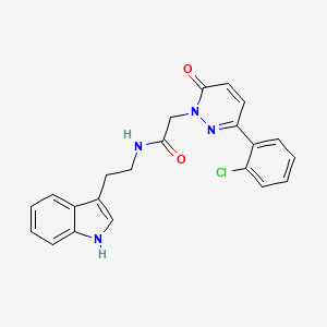 2-[3-(2-chlorophenyl)-6-oxo-1(6H)-pyridazinyl]-N-[2-(1H-indol-3-yl)ethyl]acetamide