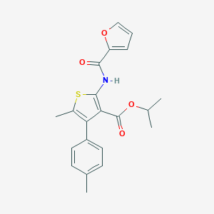 Isopropyl 2-(2-furoylamino)-5-methyl-4-(4-methylphenyl)thiophene-3-carboxylate