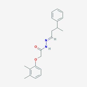 molecular formula C20H24N2O2 B451136 2-(2,3-dimethylphenoxy)-N'-(3-phenylbutylidene)acetohydrazide 