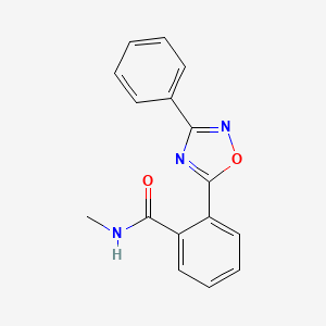 molecular formula C16H13N3O2 B4511362 N-methyl-2-(3-phenyl-1,2,4-oxadiazol-5-yl)benzamide CAS No. 63274-23-7