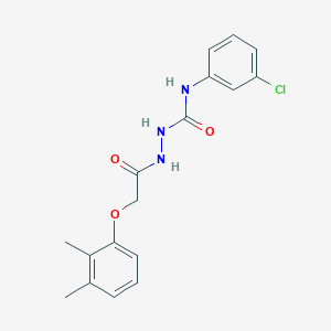 N-(3-chlorophenyl)-2-[(2,3-dimethylphenoxy)acetyl]hydrazinecarboxamide