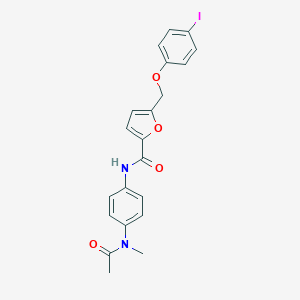 N-{4-[acetyl(methyl)amino]phenyl}-5-[(4-iodophenoxy)methyl]-2-furamide