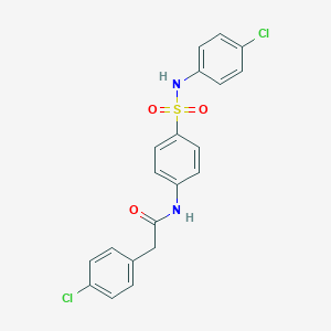 2-(4-chlorophenyl)-N-{4-[(4-chlorophenyl)sulfamoyl]phenyl}acetamide