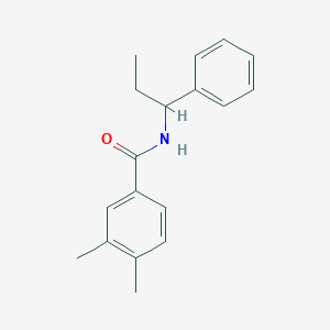 3,4-dimethyl-N-(1-phenylpropyl)benzamide