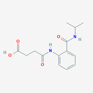 4-({2-[(isopropylamino)carbonyl]phenyl}amino)-4-oxobutanoic acid