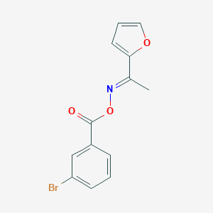 1-(2-furyl)ethanone O-(3-bromobenzoyl)oxime