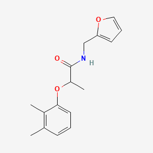 molecular formula C16H19NO3 B4511575 2-(2,3-dimethylphenoxy)-N-(2-furylmethyl)propanamide 
