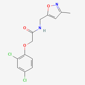 2-(2,4-dichlorophenoxy)-N-[(3-methyl-5-isoxazolyl)methyl]acetamide