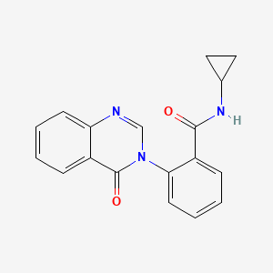 N-cyclopropyl-2-(4-oxo-3(4H)-quinazolinyl)benzamide