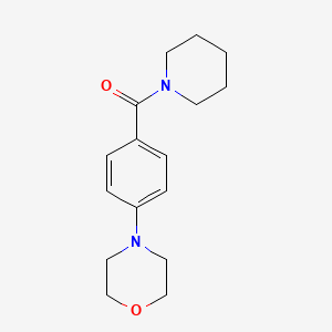 4-[4-(1-piperidinylcarbonyl)phenyl]morpholine