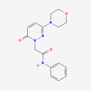 2-[3-(4-morpholinyl)-6-oxo-1(6H)-pyridazinyl]-N-phenylacetamide