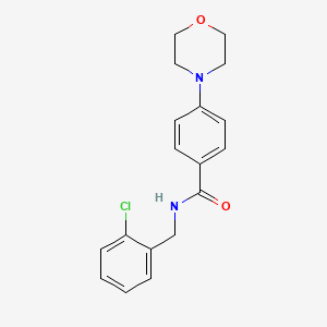 N-(2-chlorobenzyl)-4-(4-morpholinyl)benzamide