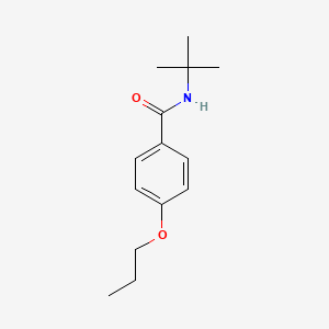 N-(tert-butyl)-4-propoxybenzamide