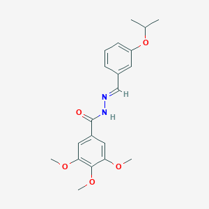 N'-(3-isopropoxybenzylidene)-3,4,5-trimethoxybenzohydrazide