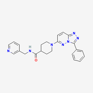 1-(3-phenyl[1,2,4]triazolo[4,3-b]pyridazin-6-yl)-N-(3-pyridinylmethyl)-4-piperidinecarboxamide