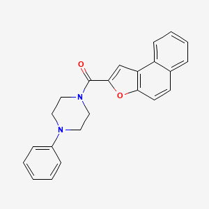 molecular formula C23H20N2O2 B4511863 1-(naphtho[2,1-b]furan-2-ylcarbonyl)-4-phenylpiperazine 