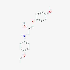 1-[(4-ethoxyphenyl)amino]-3-(4-methoxyphenoxy)-2-propanol