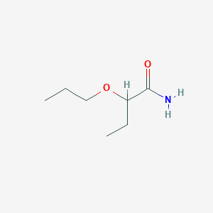molecular formula C7H15NO2 B4511907 2-propoxybutanamide 