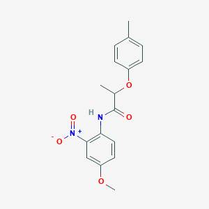 N-(4-methoxy-2-nitrophenyl)-2-(4-methylphenoxy)propanamide
