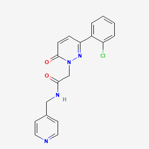 2-[3-(2-chlorophenyl)-6-oxo-1(6H)-pyridazinyl]-N-(4-pyridinylmethyl)acetamide