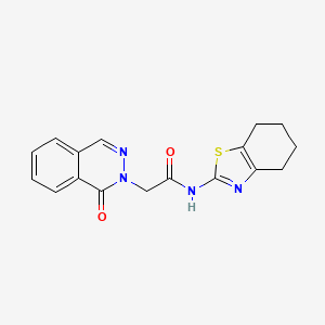 2-(1-oxo-2(1H)-phthalazinyl)-N-(4,5,6,7-tetrahydro-1,3-benzothiazol-2-yl)acetamide