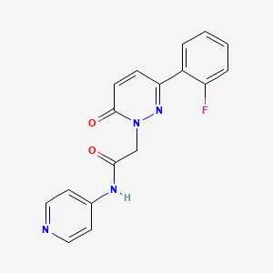 2-[3-(2-fluorophenyl)-6-oxo-1(6H)-pyridazinyl]-N-4-pyridinylacetamide