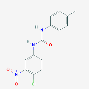 molecular formula C14H12ClN3O3 B451207 1-(4-Chloro-3-nitrophenyl)-3-(4-methylphenyl)urea 