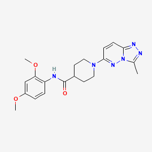 N-(2,4-dimethoxyphenyl)-1-(3-methyl[1,2,4]triazolo[4,3-b]pyridazin-6-yl)-4-piperidinecarboxamide