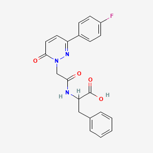 N-{[3-(4-fluorophenyl)-6-oxo-1(6H)-pyridazinyl]acetyl}phenylalanine