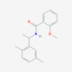 N-[1-(2,5-dimethylphenyl)ethyl]-2-methoxybenzamide