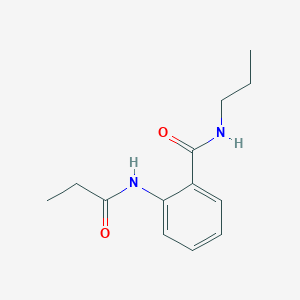 molecular formula C13H18N2O2 B4512229 2-(propionylamino)-N-propylbenzamide 