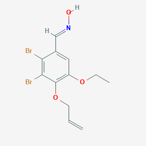 4-(Allyloxy)-2,3-dibromo-5-ethoxybenzaldehyde oxime