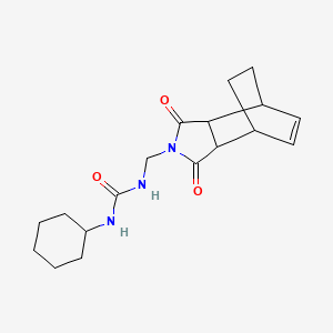 N-cyclohexyl-N'-[(1,3-dioxo-1,3,3a,4,7,7a-hexahydro-2H-4,7-ethanoisoindol-2-yl)methyl]urea