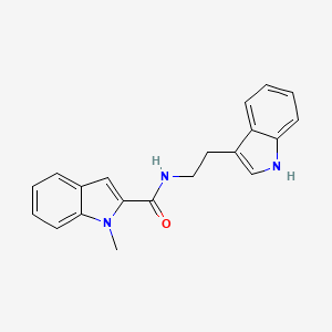 molecular formula C20H19N3O B4512493 N-[2-(1H-indol-3-yl)ethyl]-1-methyl-1H-indole-2-carboxamide 