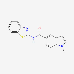 N-1,3-benzothiazol-2-yl-1-methyl-1H-indole-5-carboxamide